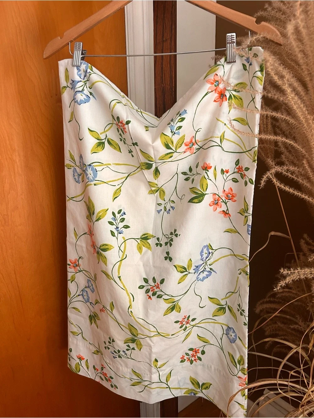 Vintage Floral Pillowcase